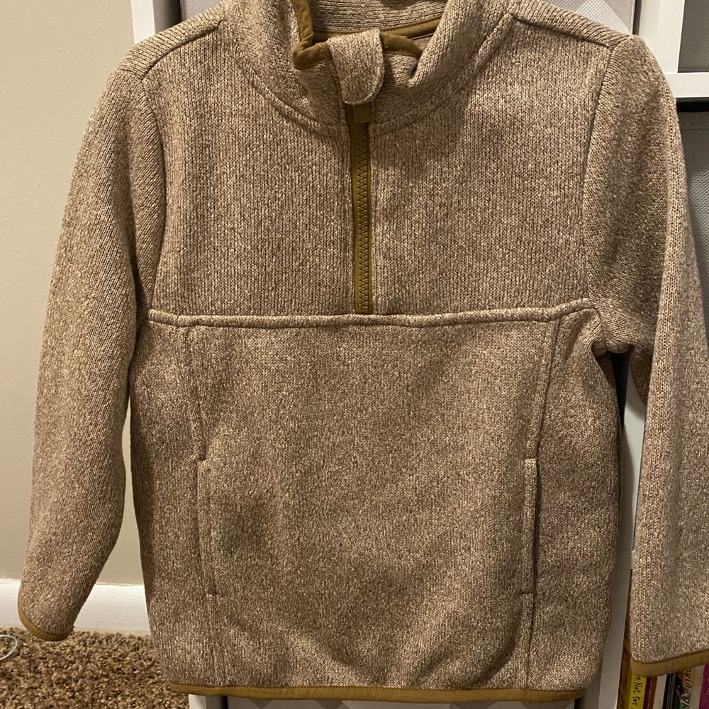 3T Old Navy 3/4 zip sweater with pockets.